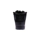 DC Men's Pure High-Top WC WNT Shoes - Black/Black/Black