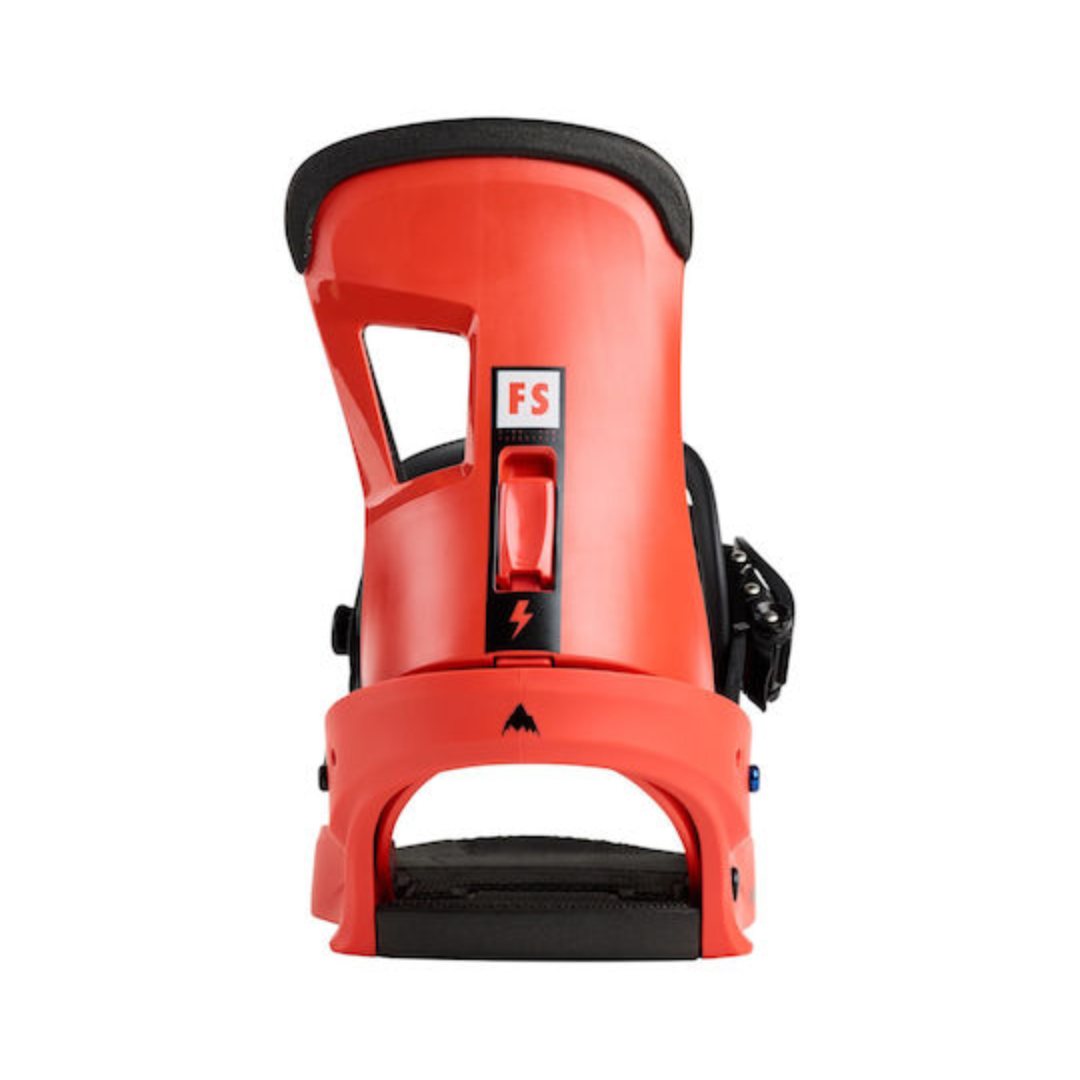 Burton Men's Freestyle Re:Flex Snowboard Bindings - Fiesta Red Fiesta Red L Mens Snowboard Bindings