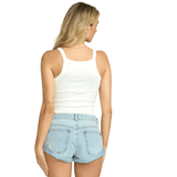 Billabong Billabong Women's Day Trip Forever Knit Tank White Cap S Womens Tank Tops