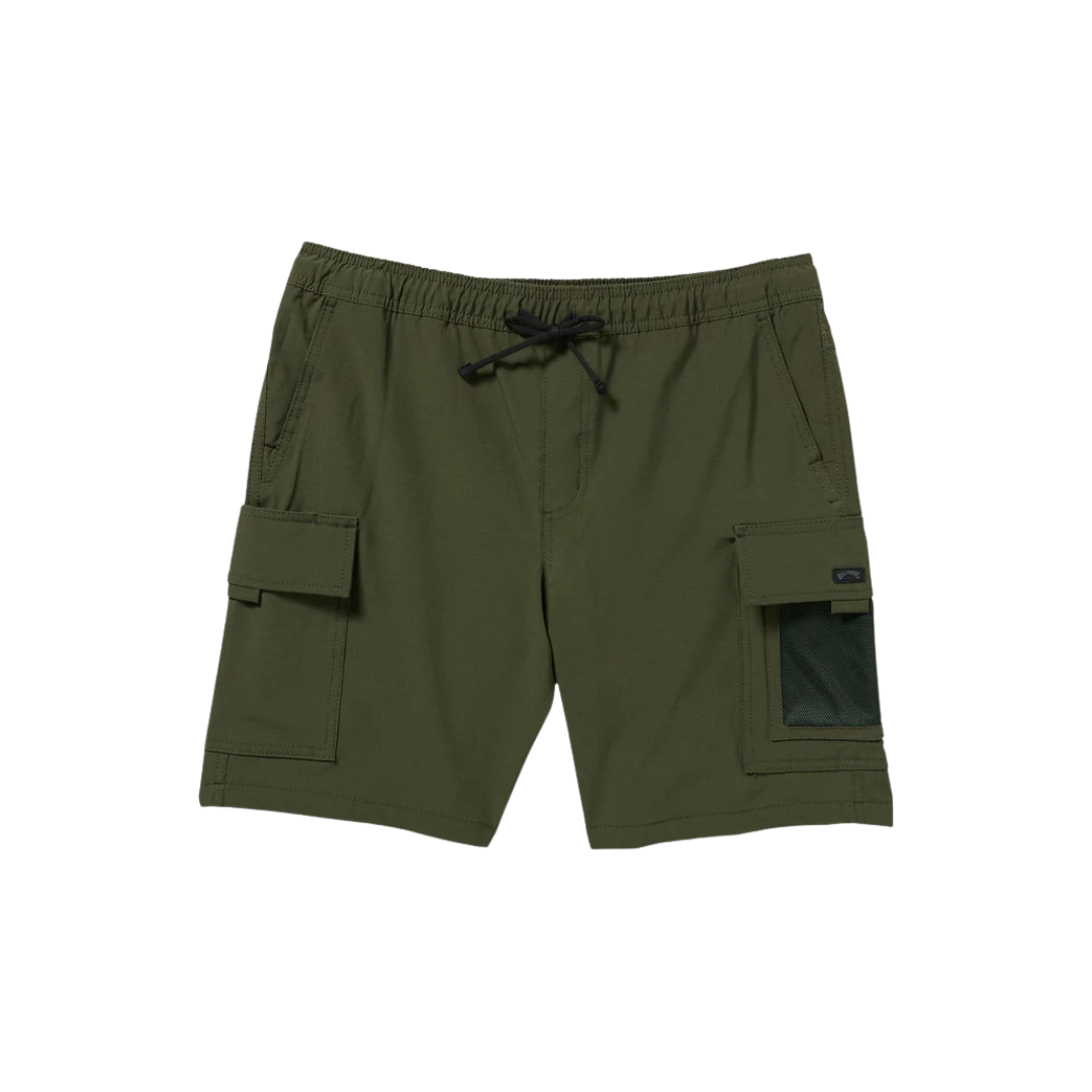 Billabong Billabong Men's Surftrek Cargo Hybrid Shorts Dark Military S Mens Hybrid Land and Sea Shorts
