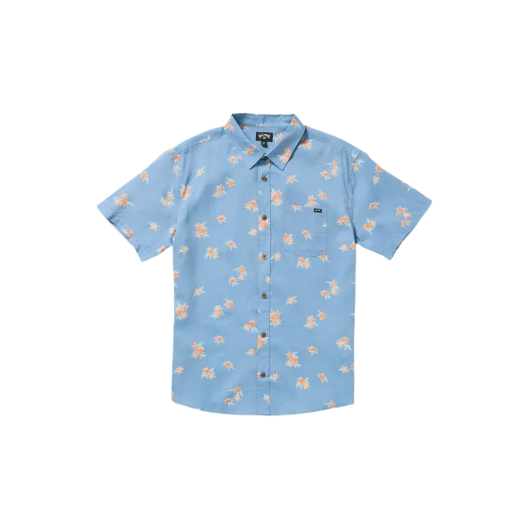 Billabong Billabong Men's Sundays Mini SS Cream M Mens Button Up Short Sleeve Shirts