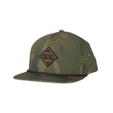 Salty Crew Salty Crew Men's Long Range Snapback Camo 1SZ Mens Hats Flat Brim