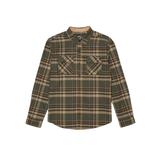 Salty Crew Salty Crew Men's Fathom LS Flannel Khaki M Mens Button Up Long Sleeve Shirts