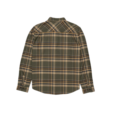 Salty Crew Salty Crew Men's Fathom LS Flannel Khaki M Mens Button Up Long Sleeve Shirts