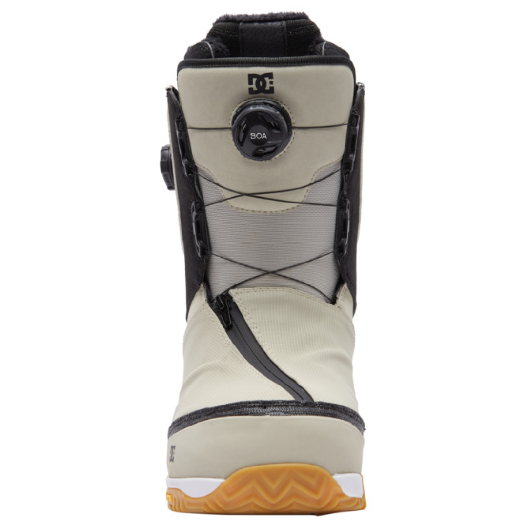 DC Men's Transcend BB2 Boa Snowboard Boots -Off White/Gum