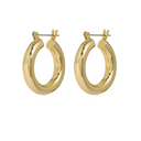 Luv Aj Luv Aj Baby Amalfi Tube Hoops Gold OS Jewelry