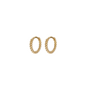 Luv Aj Luv Aj Mini Continuous Beaded Huggies Gold OS Jewelry