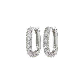 Luv Aj Luv Aj Pave Chain Link Huggies Gold OS Jewelry