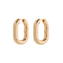 Luv Aj Luv Aj XL Chain Link Hoops Gold OS Jewelry