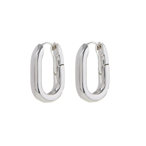 Luv Aj Luv Aj XL Chain Link Hoops Gold OS Jewelry
