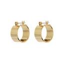 Luv Aj Luv Aj Positano Hoops Gold OS Jewelry