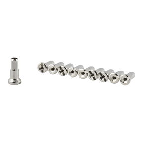 Bontrager Bontrager 13 Gauge Spoke Nipple Pack of 10 Silver 1SZ Bike Spokes
