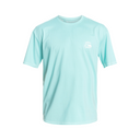 Quiksilver Quiksilver Men's Heritage Heather Short Sleeve UPF 50 Surf T-Shirt Angel Blue Heather M Mens Rashguards Swim Shirts