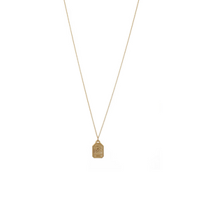 Lisbeth Lisbeth Zodiac Cable Pendant Gold 18" Jewelry