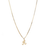 Lisbeth Initial Box Chain Necklace