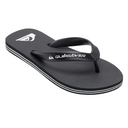 Quiksilver QuiksilverBoy's 8-16 Molokai Core Flip-Flops Black 1 12 Youth Boys Sandals 5T to 13T and 1 to 7 US Size