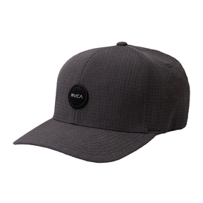 RVCA RVCA Shane Flexfit Hat Grey S-M Mens Hats Curved Brim