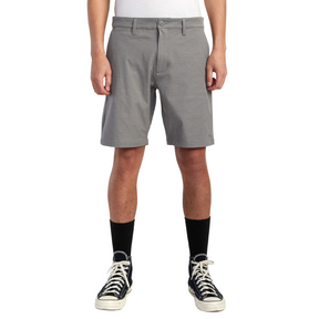 RVCA RVCA Men's Back In Hybrid Walkshorts 19" Athletic Heather 30 Mens Hybrid Land and Sea Shorts