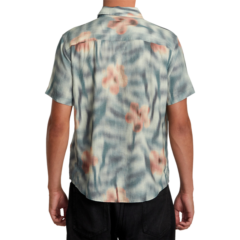 RVCA Men's Hawaii Speed Floral Short Sleeve Shirt