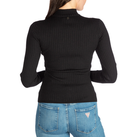 Guess Women's LS Rib Cutout Clarita Sweater
