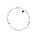 Pura Vida Pura Vida Puka Shell Stretch Anklet Silver OS Jewelry
