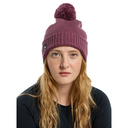 Burton Burton Womens Fleece-Lined Earflap Beanie Almandine 1SZ Womens Toques
