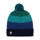 Burton Burton Kids Fleece Pom Beanie Dress Blue 1SZ Youth Girls Toques 2 to 7 years
