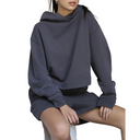 Sweat à capuche court Brunette Core