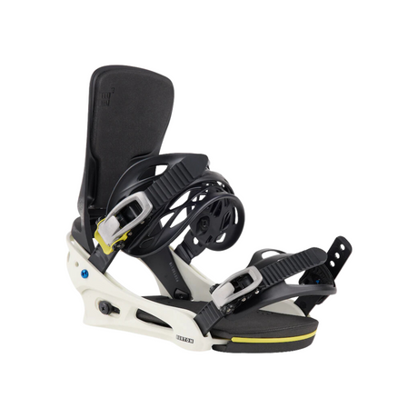 Burton Burton Cartel Re:Flex Mens Snowboard Bindings Gray Acid Wash L Mens Snowboard Bindings