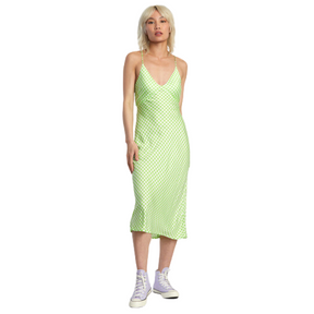 RVCA RVCA Women's Oh Lord Dress Green Flash XS Womens Long Dresses