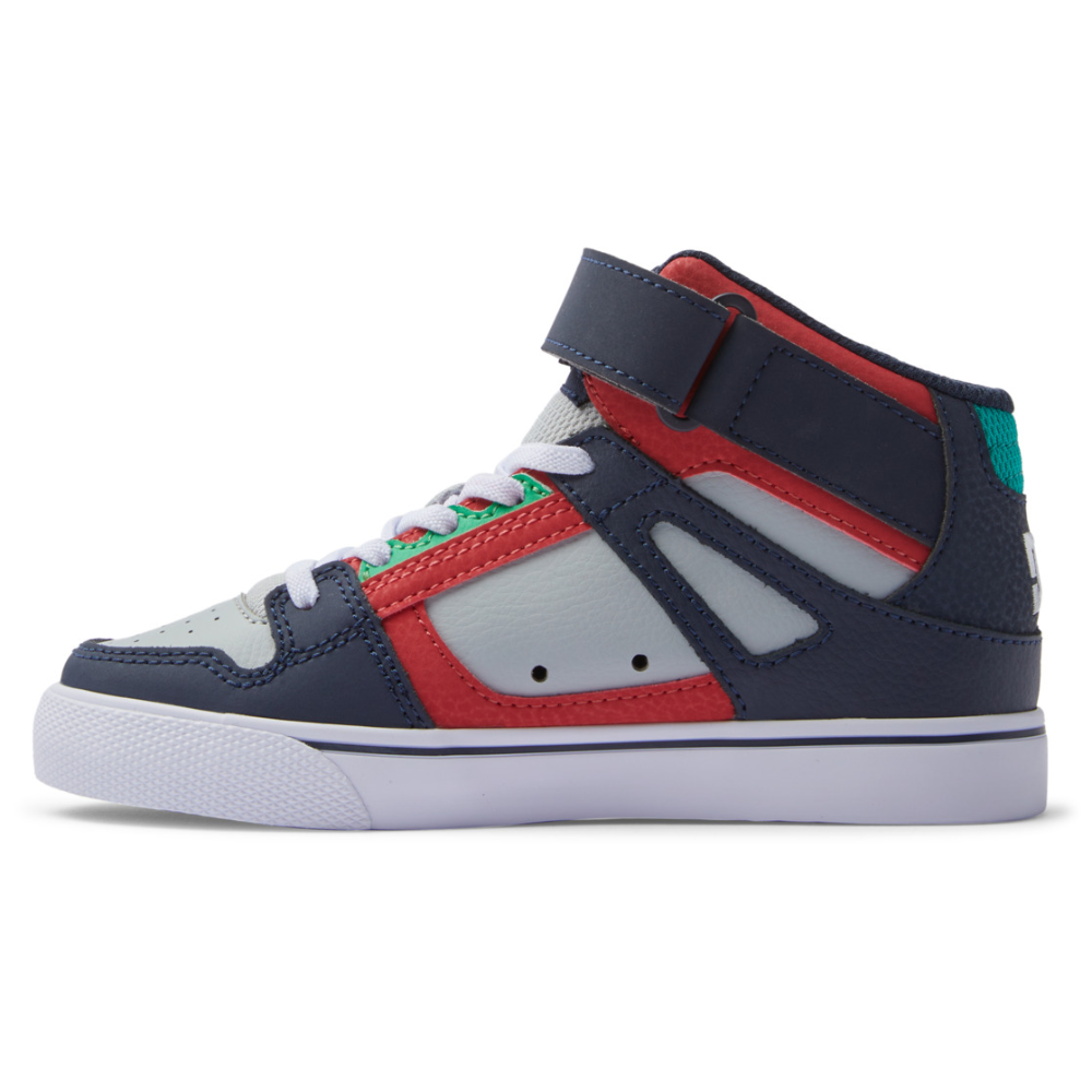 DC Youth Pure High-Top Ev Shoes - Heather Grey/Navy