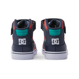 DC Youth Pure High-Top Ev Shoes - Heather Grey/Navy