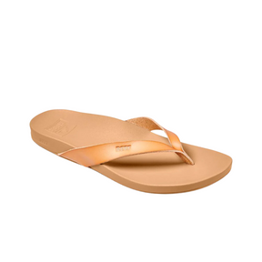 Reef Reef Women CUSHION COURT Sandals - Natural Natural 6 Womens Sandals Flip Flop 5 to 11