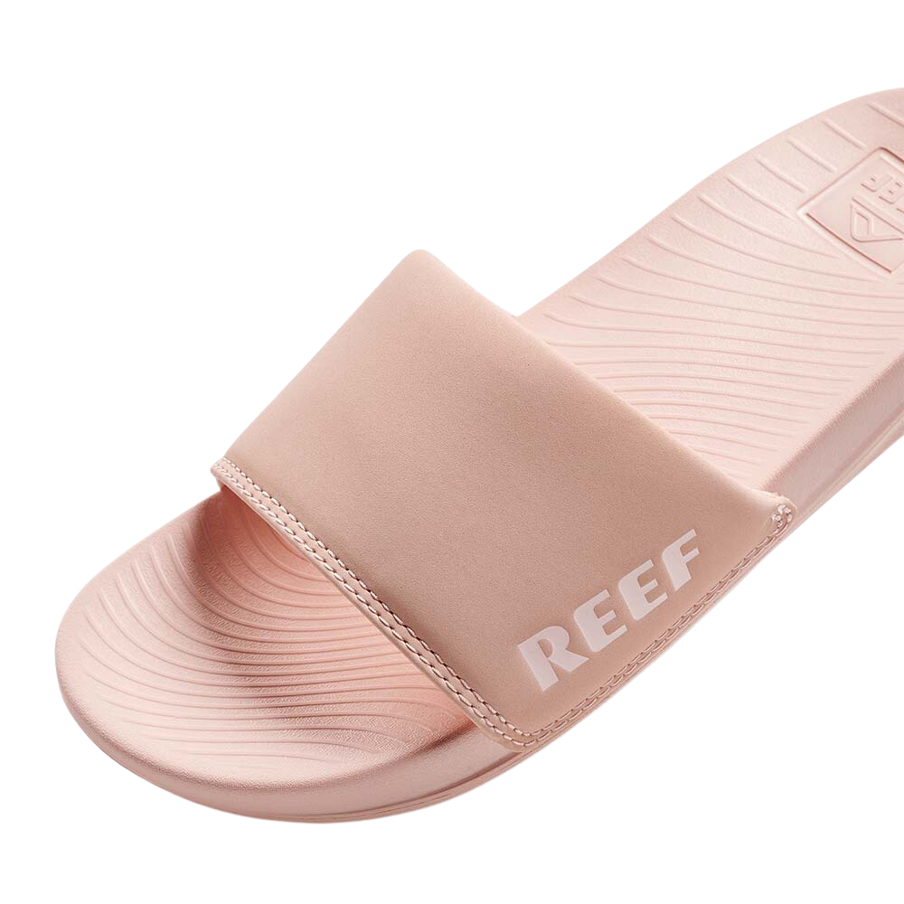 Reef Womens One Slide Sandals - Peach Parfait