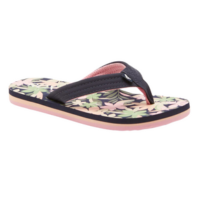 Roxy Roxy RG Vista Loreto Flip Flops - Light Navy/Pink Light Navy/Pink 11 Youth Girls Sandals 5T to 13T and 1 to 7 US Size