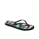 Reef Womens Seaside Prints Sandals - Neon Monstera