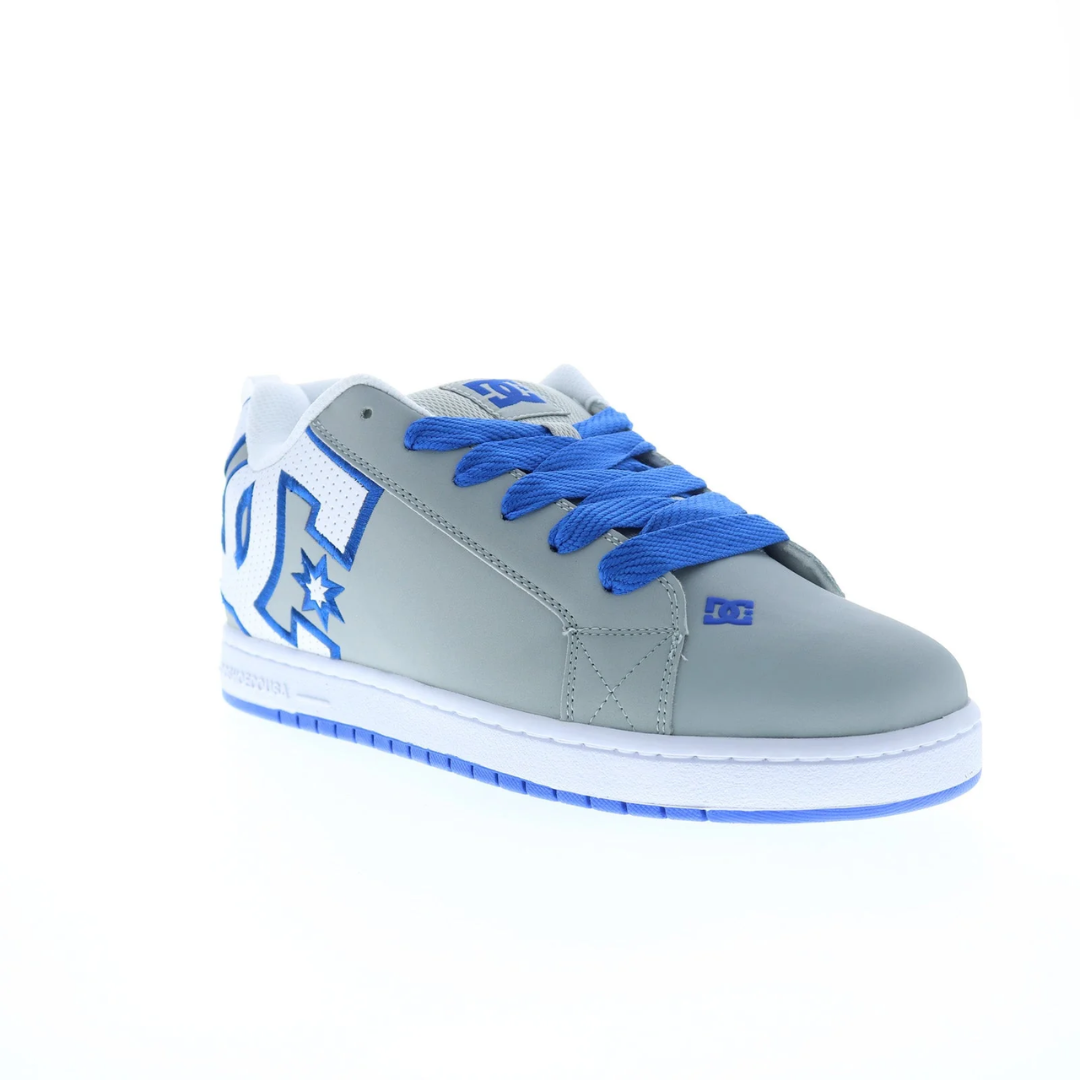 DC Mens Court Graffik Shoes - Grey/Blue/White