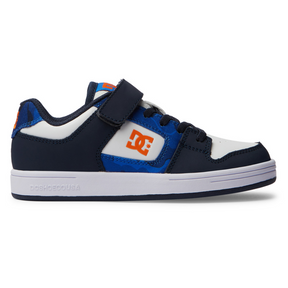 DC DC Youth Manteca 4 V Shoes - Shady Blue/Orange Shady Blue/Orange 12 Youth Boys Skate Shoes 5T to 13T and 1 to 7 US Size