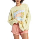 Billabong Billabong Women's Ride In Crew Green Mist XS Womens Pull Over Hoodies