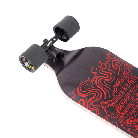 Landyachtz Landyachtz Evo 40 - Bear Complete Black/Red 40 Longboard Complete - Top Mount