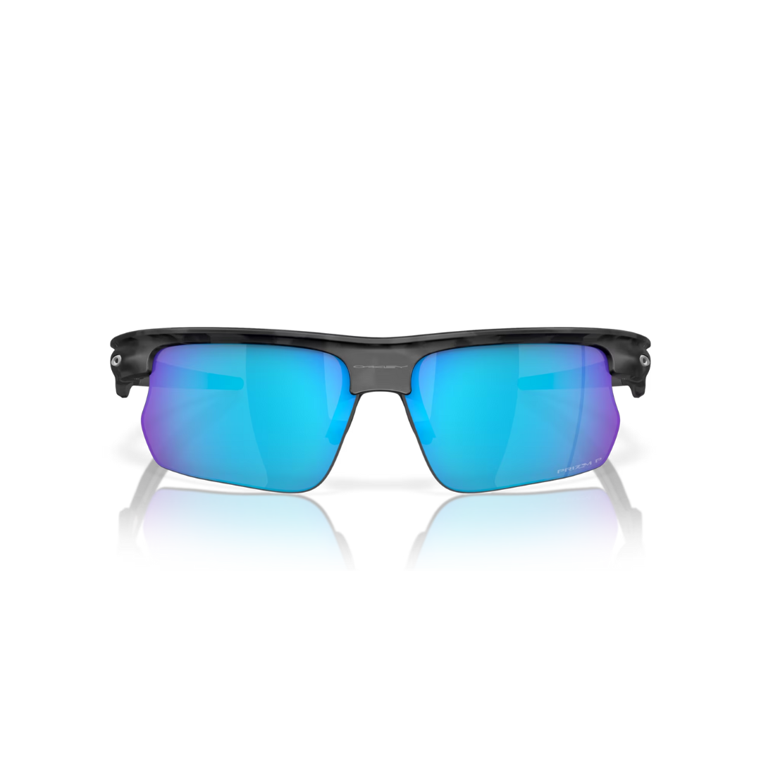 Oakley Sunglasses BiSphaera - Prizm Sapphire Polarized Lenses,  Matte Grey Camo Frame
