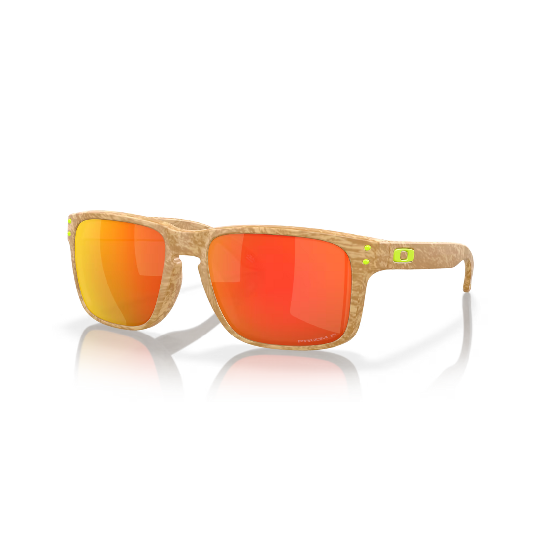 Oakley Men's Holbrook XL Sunglasses - PRIZM Ruby Polarized, Matte Stone Desert Tan