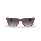 Ray Ban Womens New Wayfarer Sunglasses- Matte Voilet on Trans grey