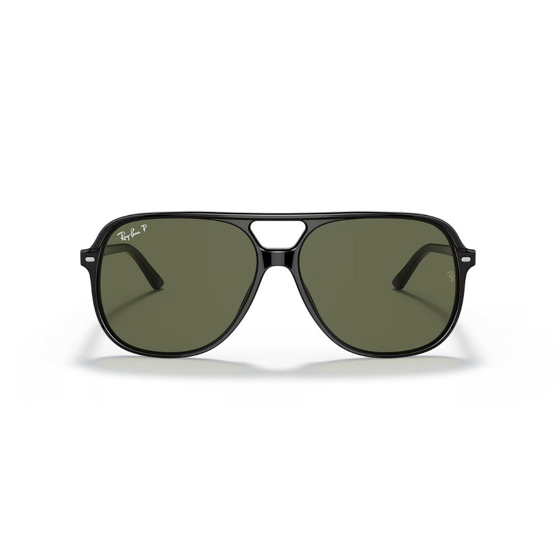 Ray Ban Bill - Unisex Sunglasses - Black, Polar Green