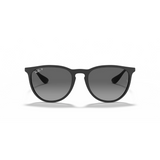 Ray Ban Erika - Unisex Sunglasses - Black, Light Grey Gradient Grey