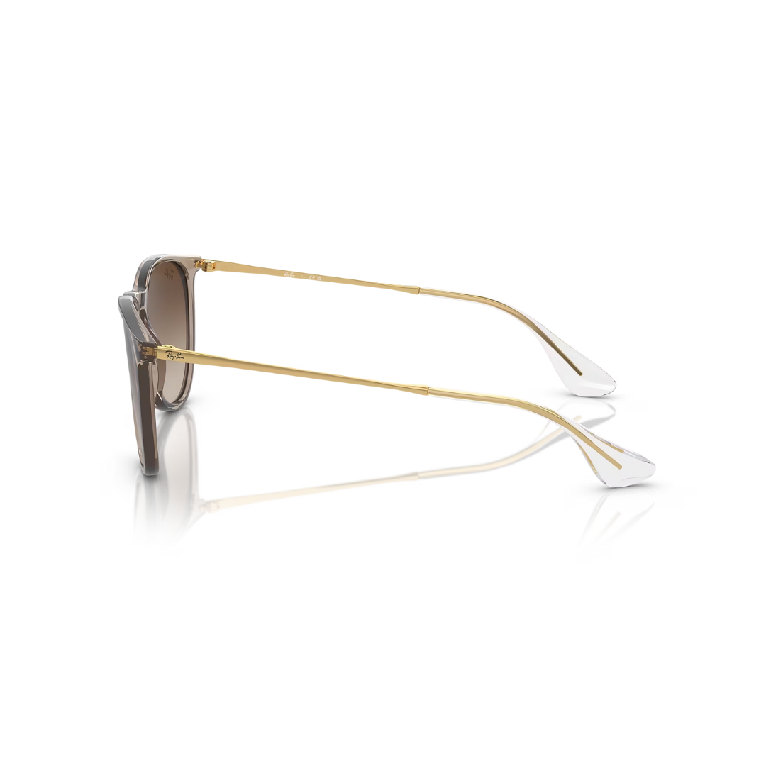 Ray Ban Erika - Unisex Sunglasses - Transparent Light Brown, Gradient Brown