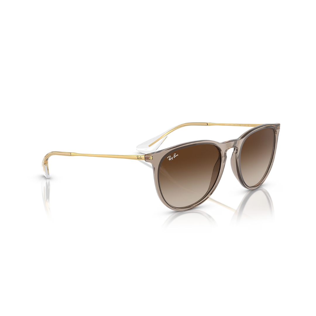 Ray Ban Erika - Unisex Sunglasses - Transparent Light Brown, Gradient Brown