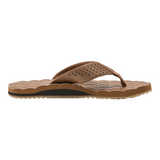 Volcom Men's Recliner Leather Sandals - Brown