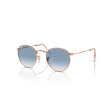 Ray Ban Round Metal - Rose Gold, Clear and Blue Gradient