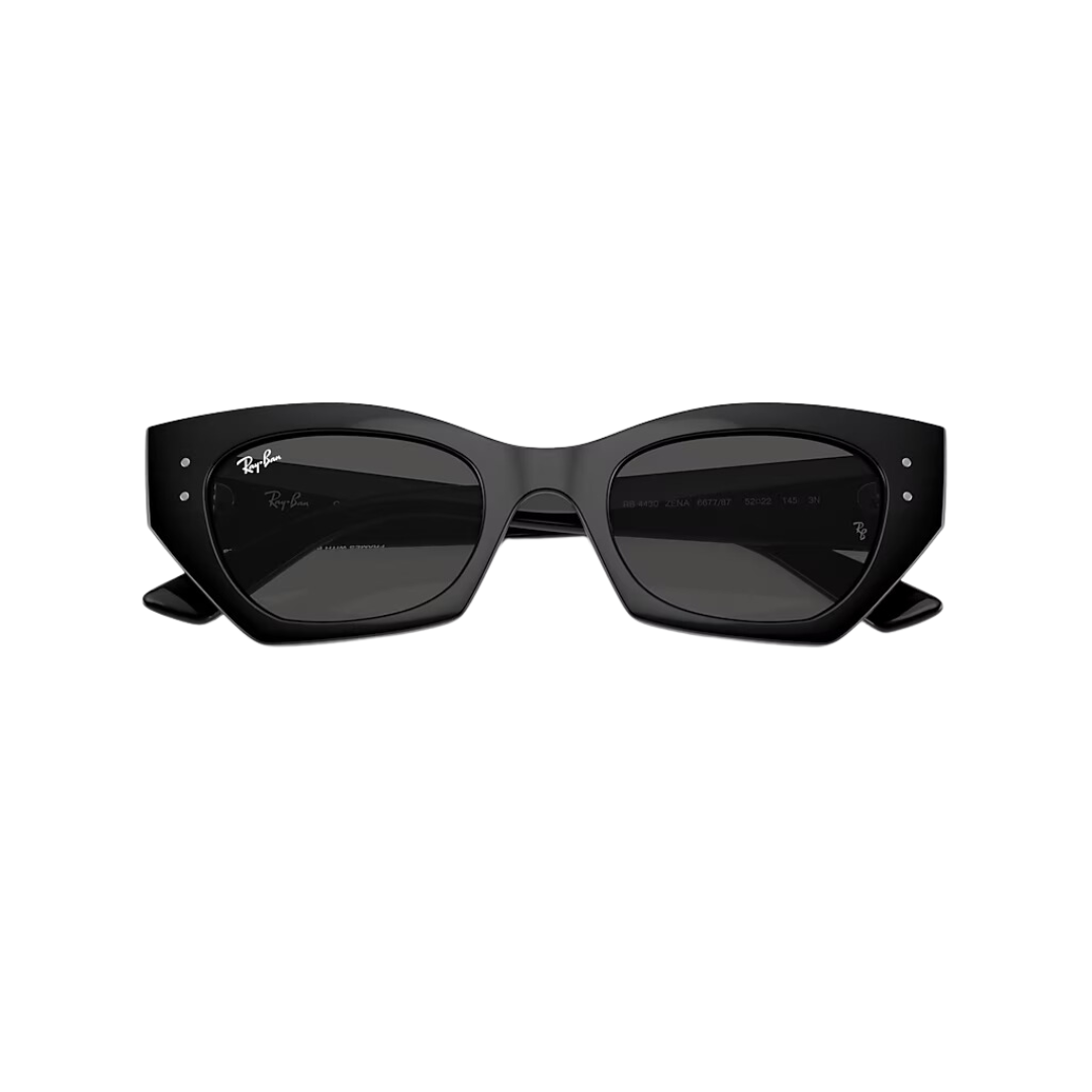 Ray Ban Zena Sunglasses - Black, Dark Grey